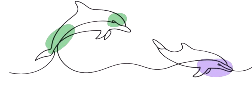 10-removebg-preview Line illustration of two dolphins swimming with soft abstract shapes